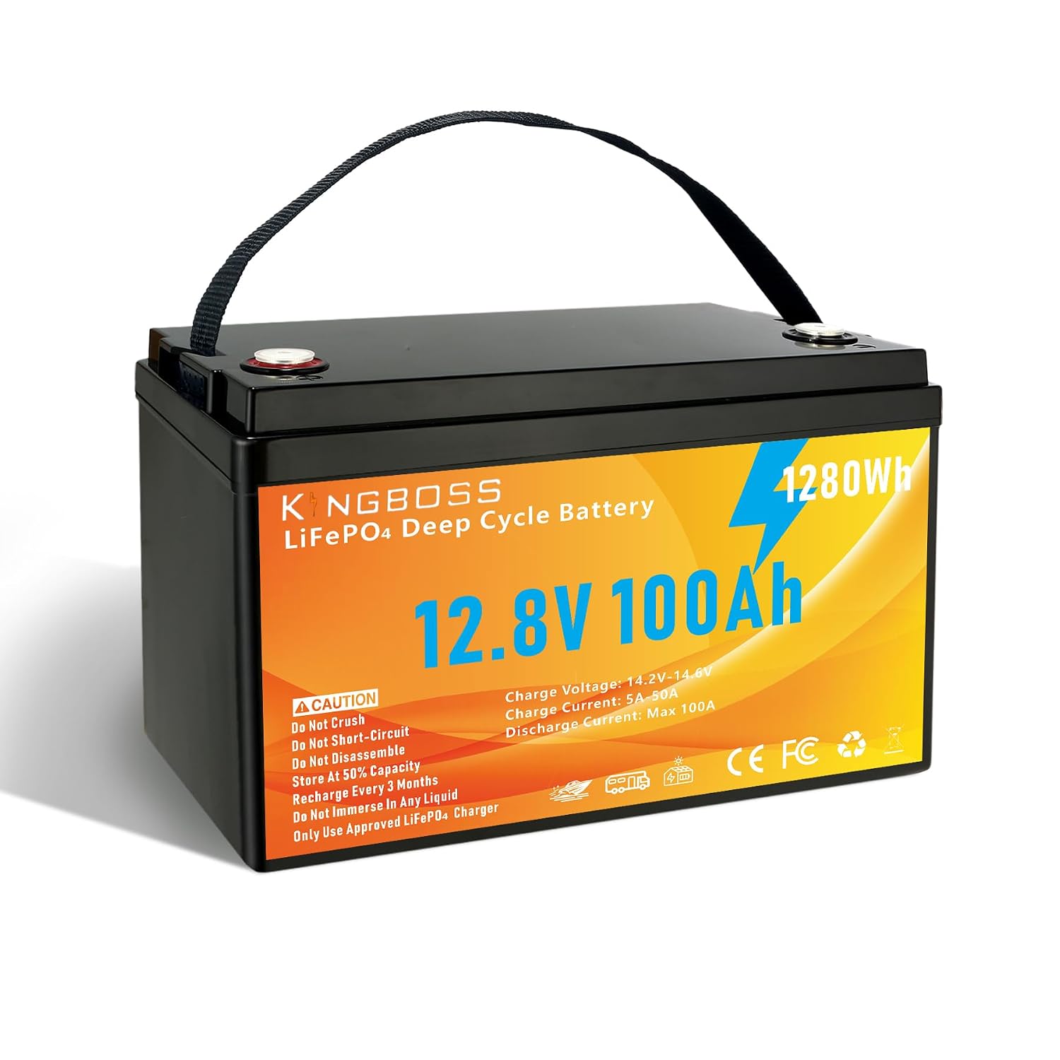 Lifepo4 Battery 12V 100Ah - 12V 100Ah LiFePO4 Deep Cycle Lithium