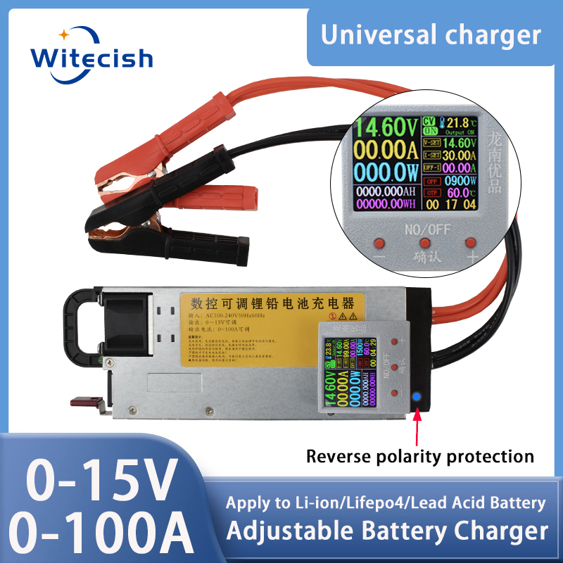 Lifepo4 Charger 48V 20A - Adjustable Charger 12V 100A Lithium Charger