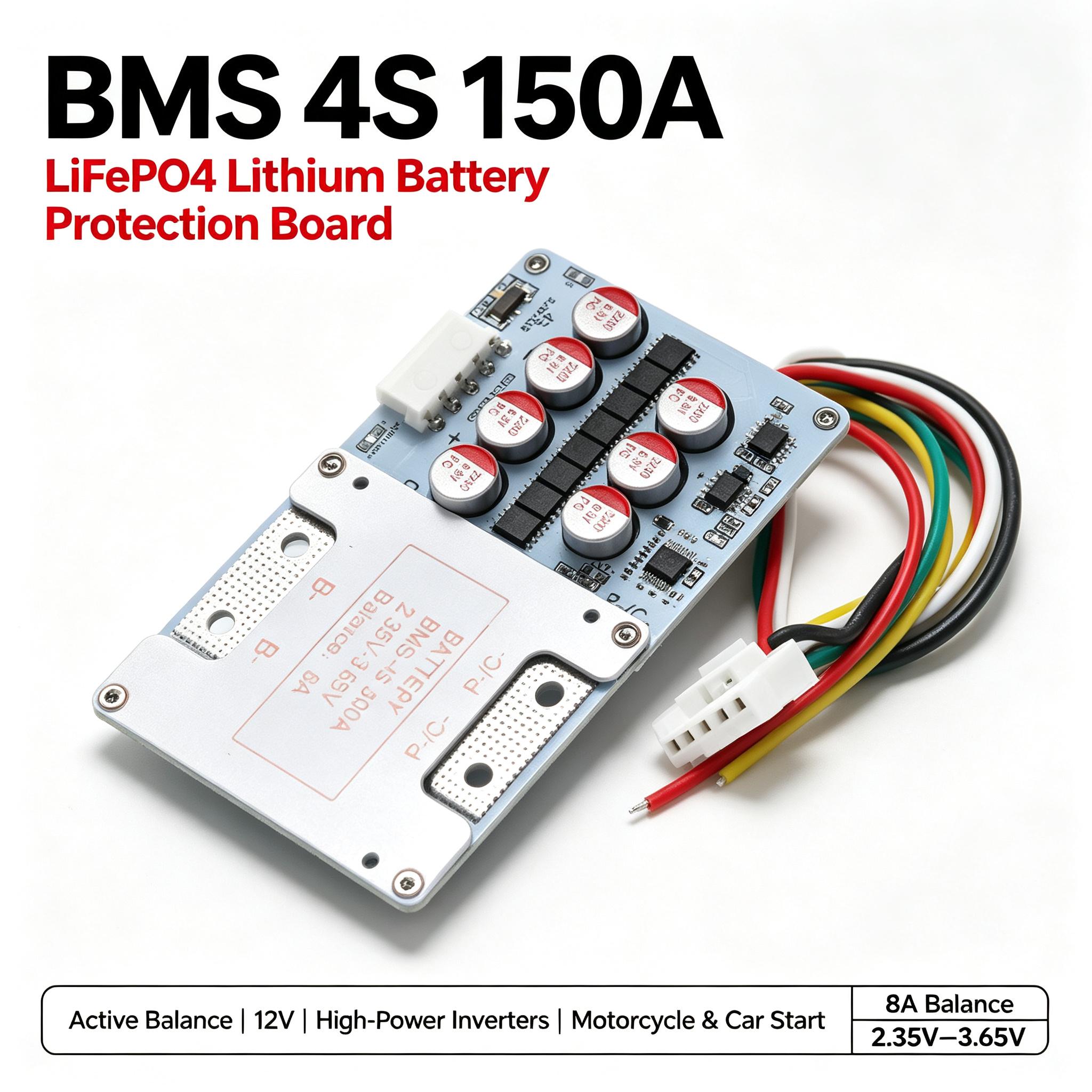 Battery Balancer 4S 12V Active Equalizer - DYKB BSM 4S 150A LiFePO4 Active