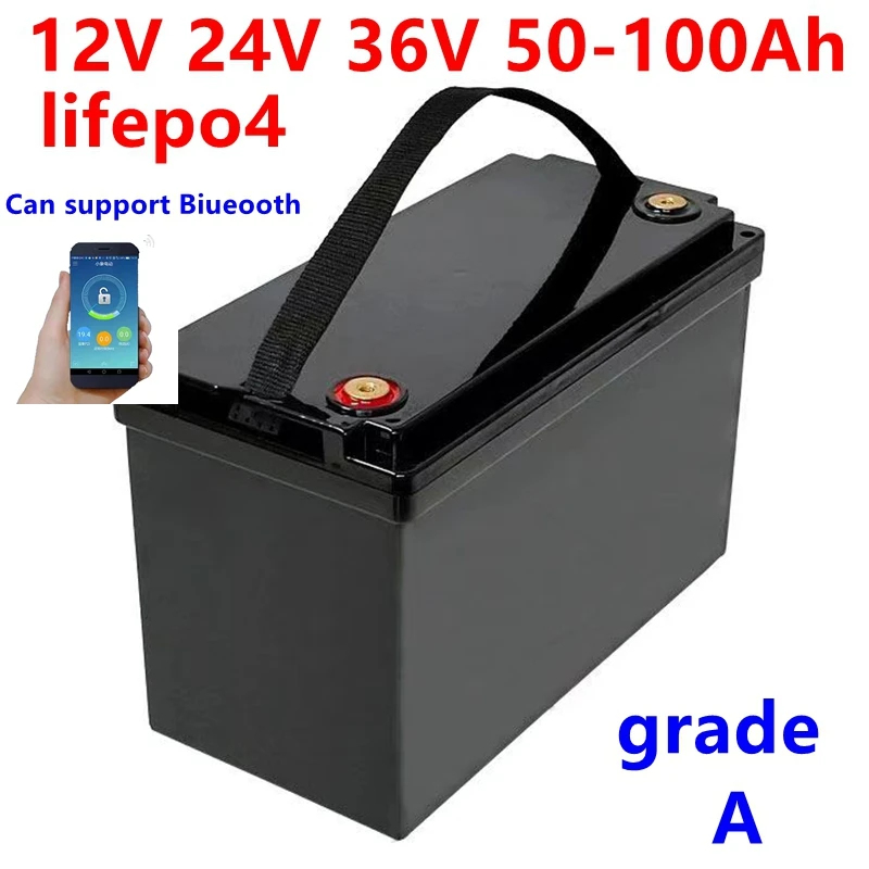 12V 100Ah Lifepo4 Bluetooth Bms - VoltPro Lithium Battery for Renewable Energy