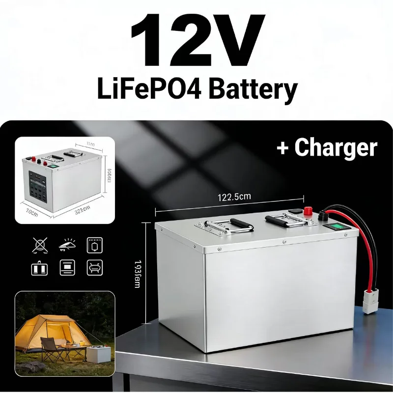 12V 100Ah Lifepo4 Bluetooth Bms - 12V 24V 48V LiFePO4 Battery 100Ah-280Ah