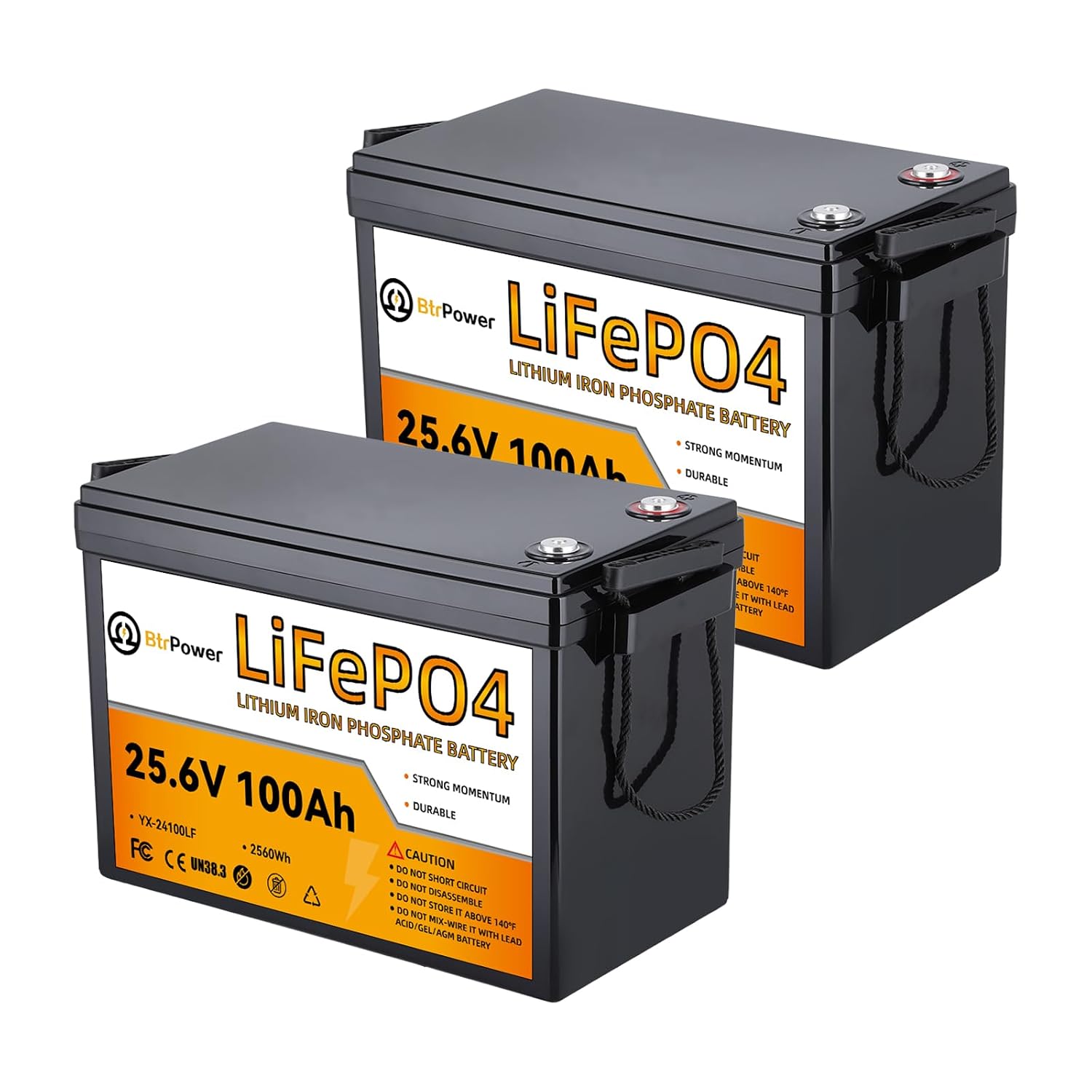 Lifepo4 Battery 24V 100Ah Trolling Motor - 2 Pack 24V 100Ah LiFePO4 Battery