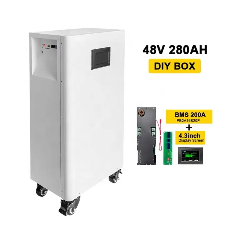 LiFePO4 Battery Box Rack for 4 - Lifepo4 Battery 51.2V 280Ah 评论和价格