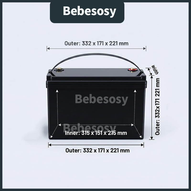 12V Battery Case DIY Assembly  - Lifepo4 Battery Box Diy 12V 100Ah 评论和价格