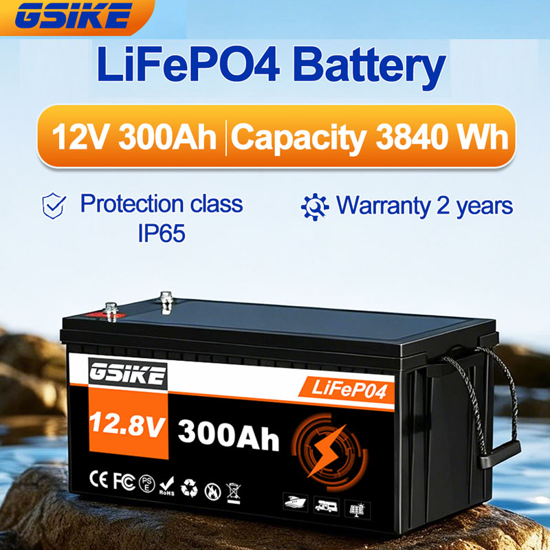 GSIKE 12V Lithium LifePO4 Batt - Lifepo4 Battery 12V 100Ah 评论和价格