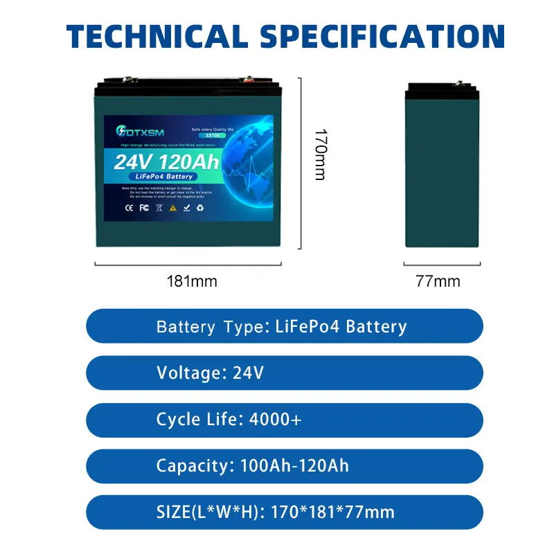 24V 100Ah Lithium Iron Phospha - Lifepo4 Battery 24V 100Ah Trolling Motor 评论和价格