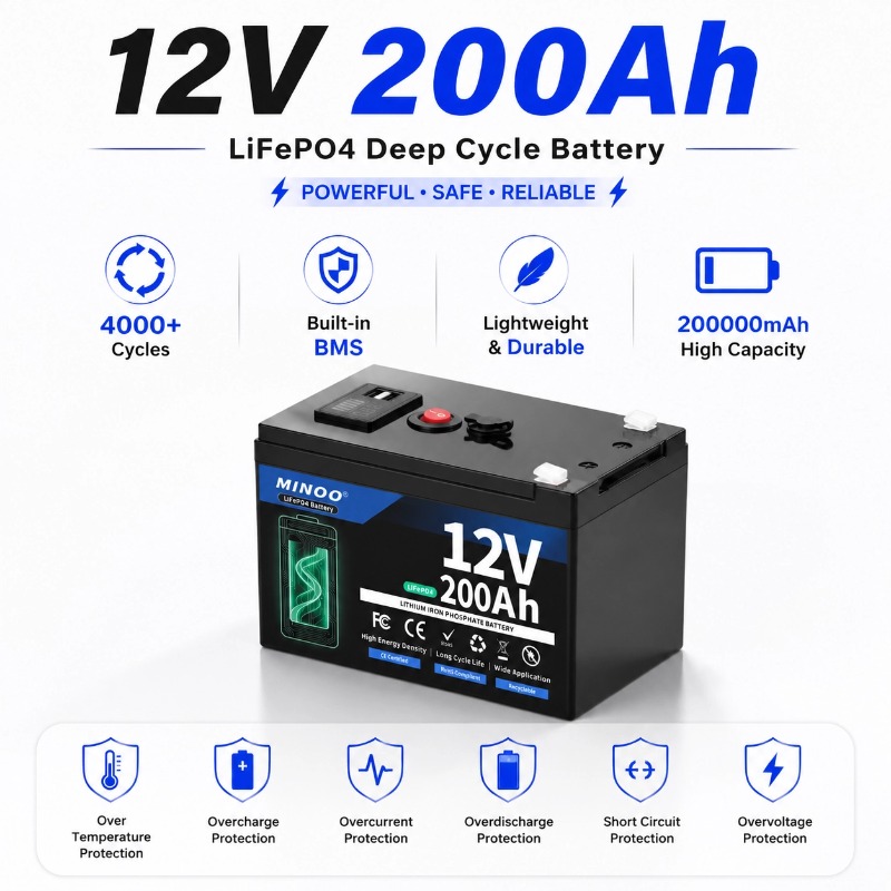 LiFePO4 12V 300AH 12V 200AH Ba - Lifepo4 12V 300Ah Deep Cycle 评论和价格