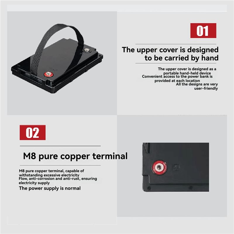 DT18 2X 12V 70Ah Storage Box B - Lifepo4 Battery Box Diy 12V 100Ah 评论和价格