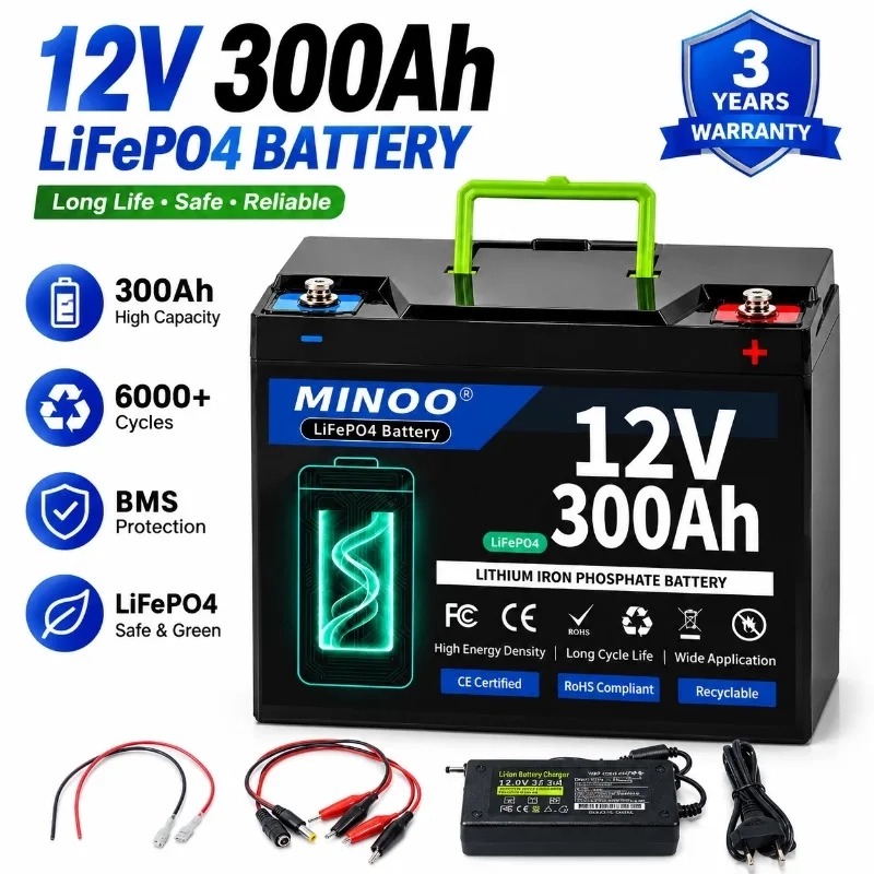12V 300Ah Lithium LiFePO4 Batt - Lifepo4 12V 300Ah Deep Cycle 评论和价格