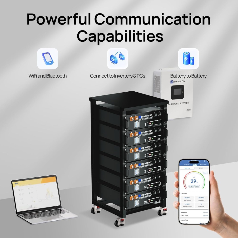 48V 100Ah LiFePO4 Lithium Batt - Lifepo4 48V 100Ah Server Rack 评论和价格