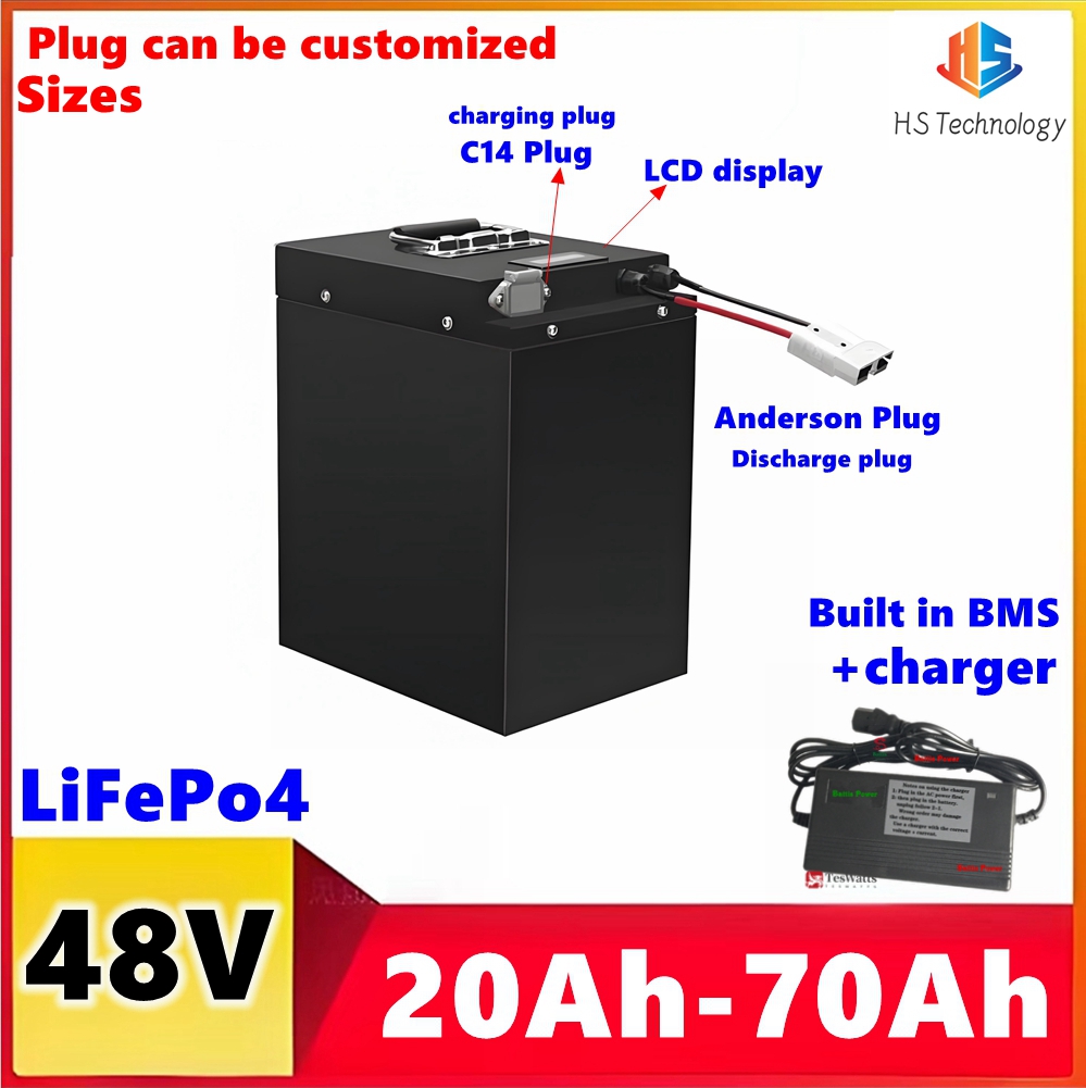 48V 20Ah 30Ah 40Ah 45ah 50ah 6 - Lifepo4 48V 50Ah Golf Cart 评论和价格