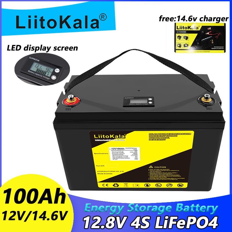 LiitoKala 12.8V 30A 90Ah  Life - Lifepo4 12V 300Ah Deep Cycle 评论和价格