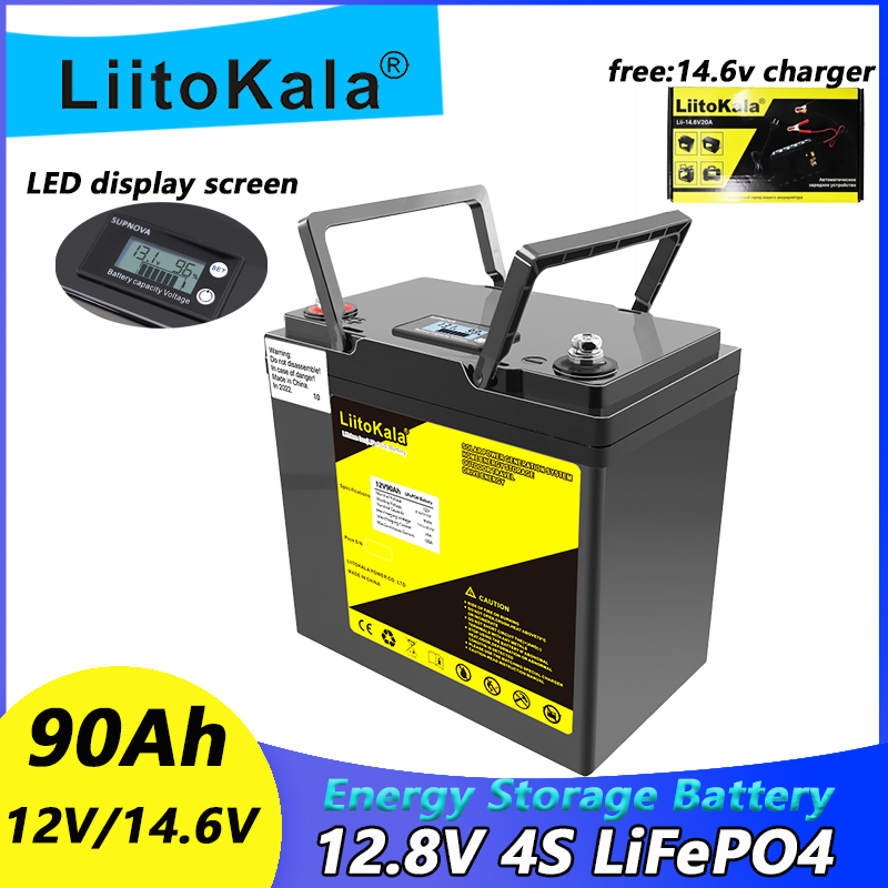 LiitoKala 12.8V 30A 90Ah  Life - Lifepo4 12V 300Ah Deep Cycle 评论和价格