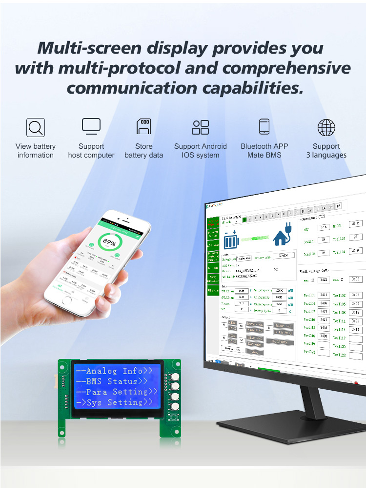 16S 48V 200A LiFePO4 BMS – Sma - Smart Bms 16S 48V 200A Bluetooth 评论和价格