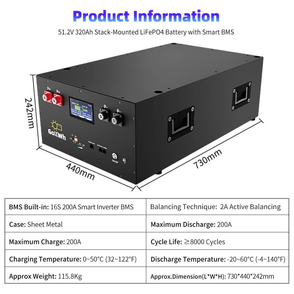 16KWh 48V 320Ah Golf Cart Grad - Smart Bms 16S 48V 200A Bluetooth 评论和价格