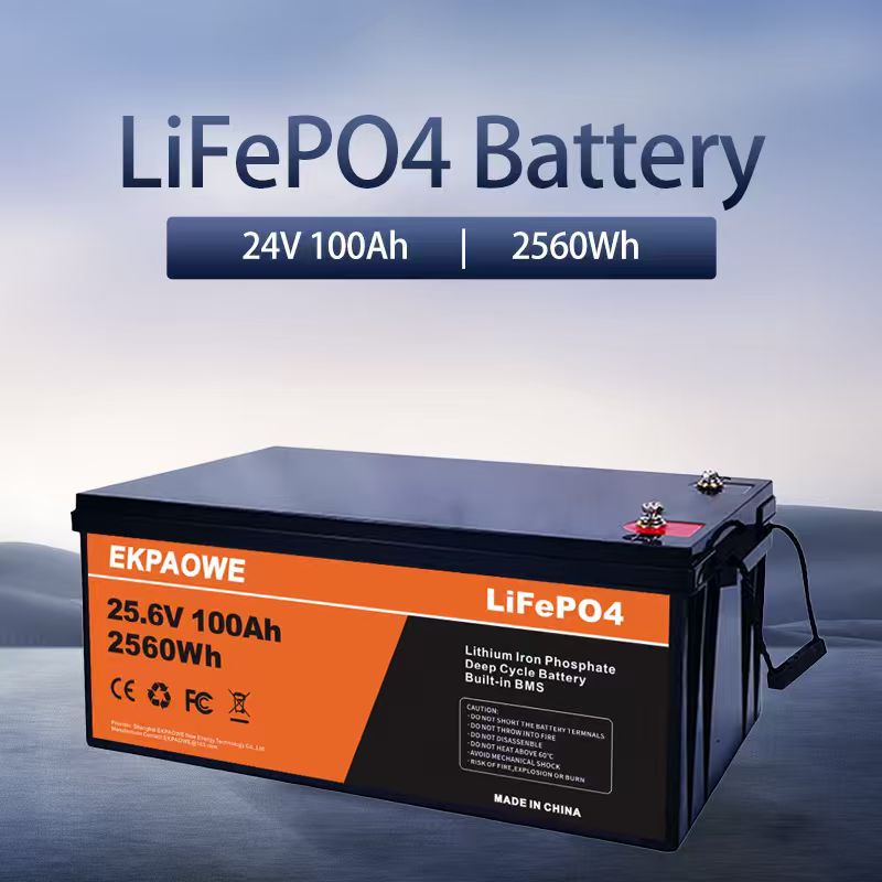 EKPAOWE 24V 25.6V 100AH LiFePO - Lifepo4 Battery 24V 100Ah Trolling Motor 评论和价格