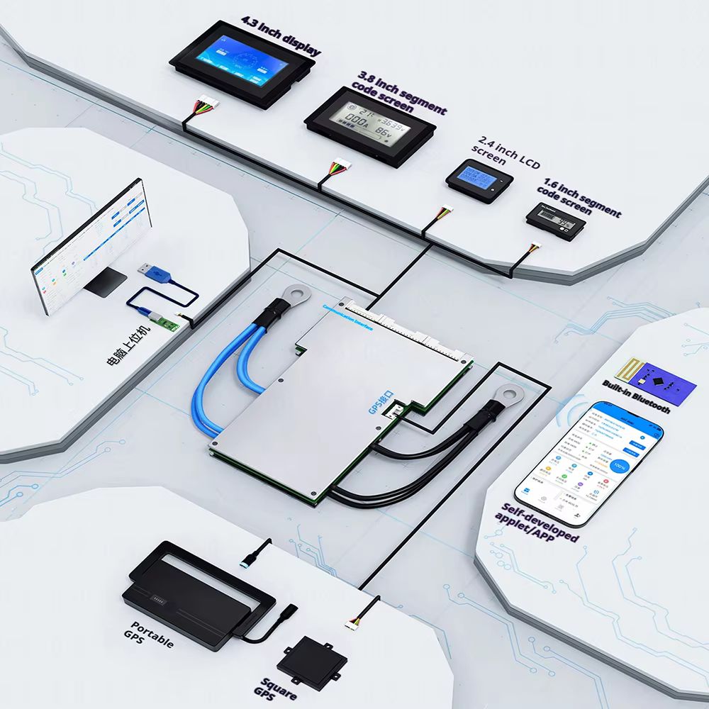ANT BMS 10S-24S 12S 13S 14S 16 - Smart Bms 16S 48V 200A Bluetooth 评论和价格