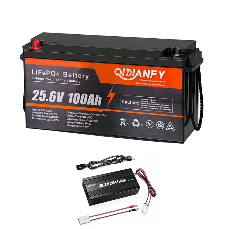 Qidianfy 24V 100Ah LiFePO4 Lit - Lifepo4 Battery 24V 100Ah Trolling Motor 评论和价格