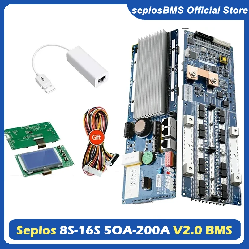 Seplos New Smart BMS Support B - Smart Bms 16S 48V 200A Bluetooth 评论和价格