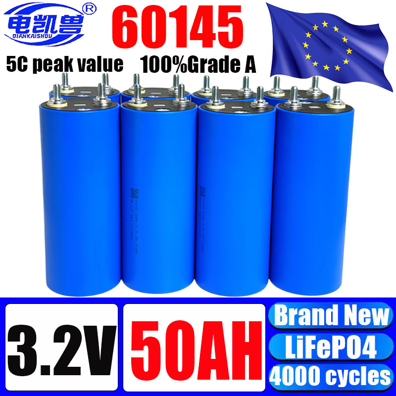 1-32pcs New A-grade 60145 3.2V - Lifepo4 48V 50Ah Golf Cart 评论和价格