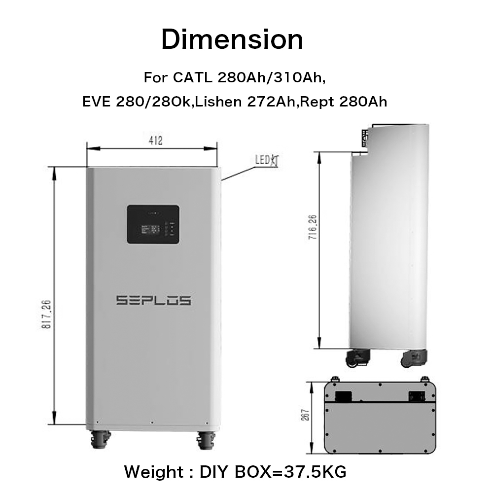 EU Stock Lifepo4 48V 280AH 340 - Lifepo4 Battery 51.2V 280Ah 评论和价格