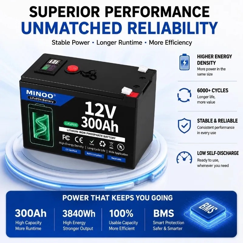 12V 300AH 12V 200AH LiFePO4  B - Lifepo4 12V 300Ah Deep Cycle 评论和价格