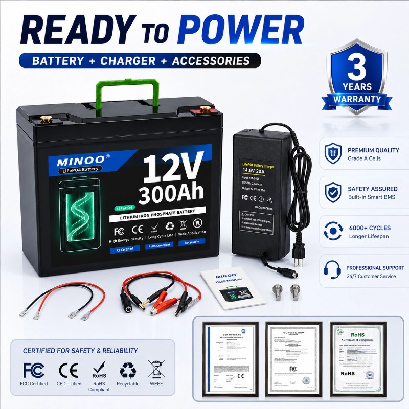 12V 300Ah Lithium LiFePO4 Batt - Lifepo4 12V 300Ah Deep Cycle 评论和价格