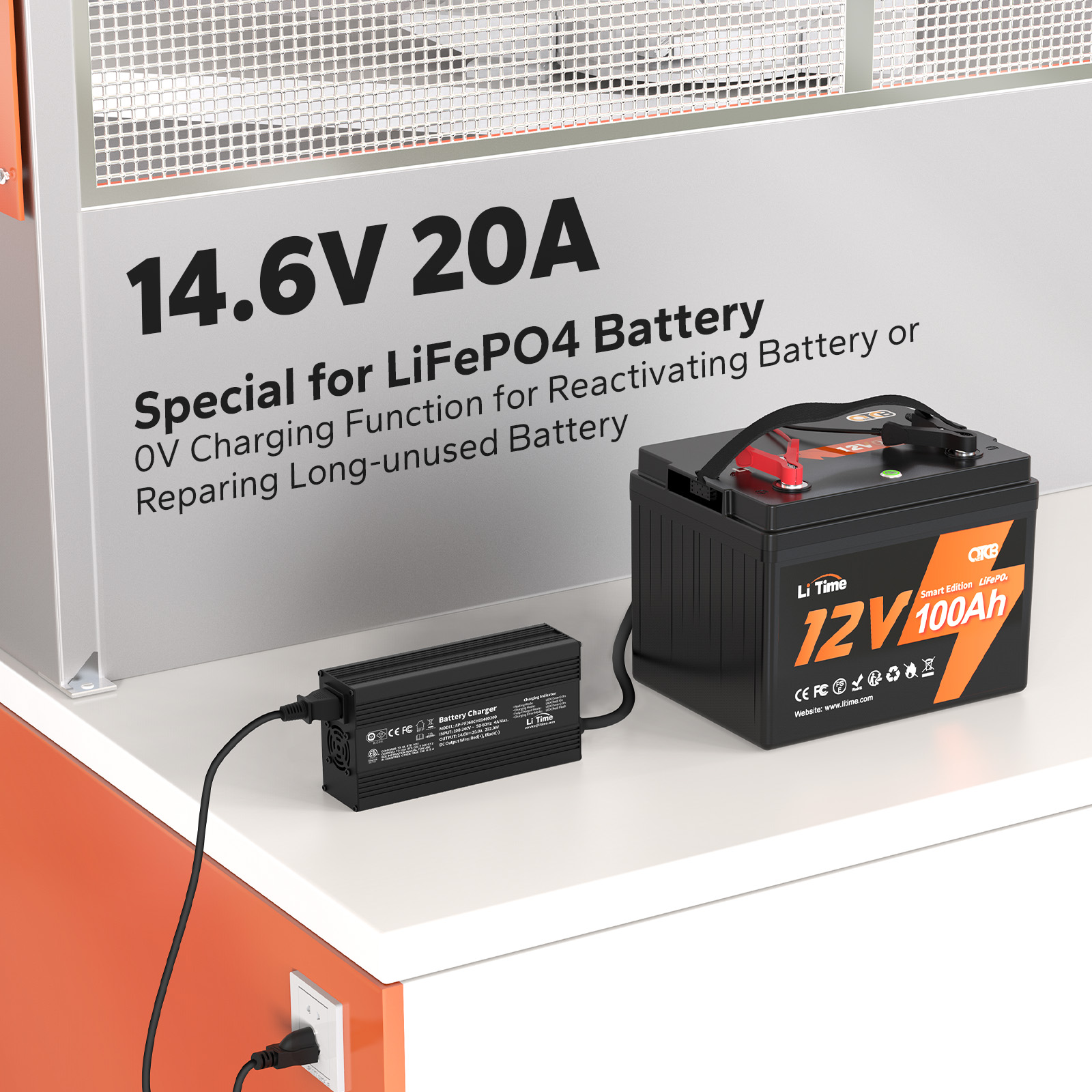 12V (14.6V) 20A LiFePO4 Batter - Lifepo4 Battery 12V 100Ah 评论和价格