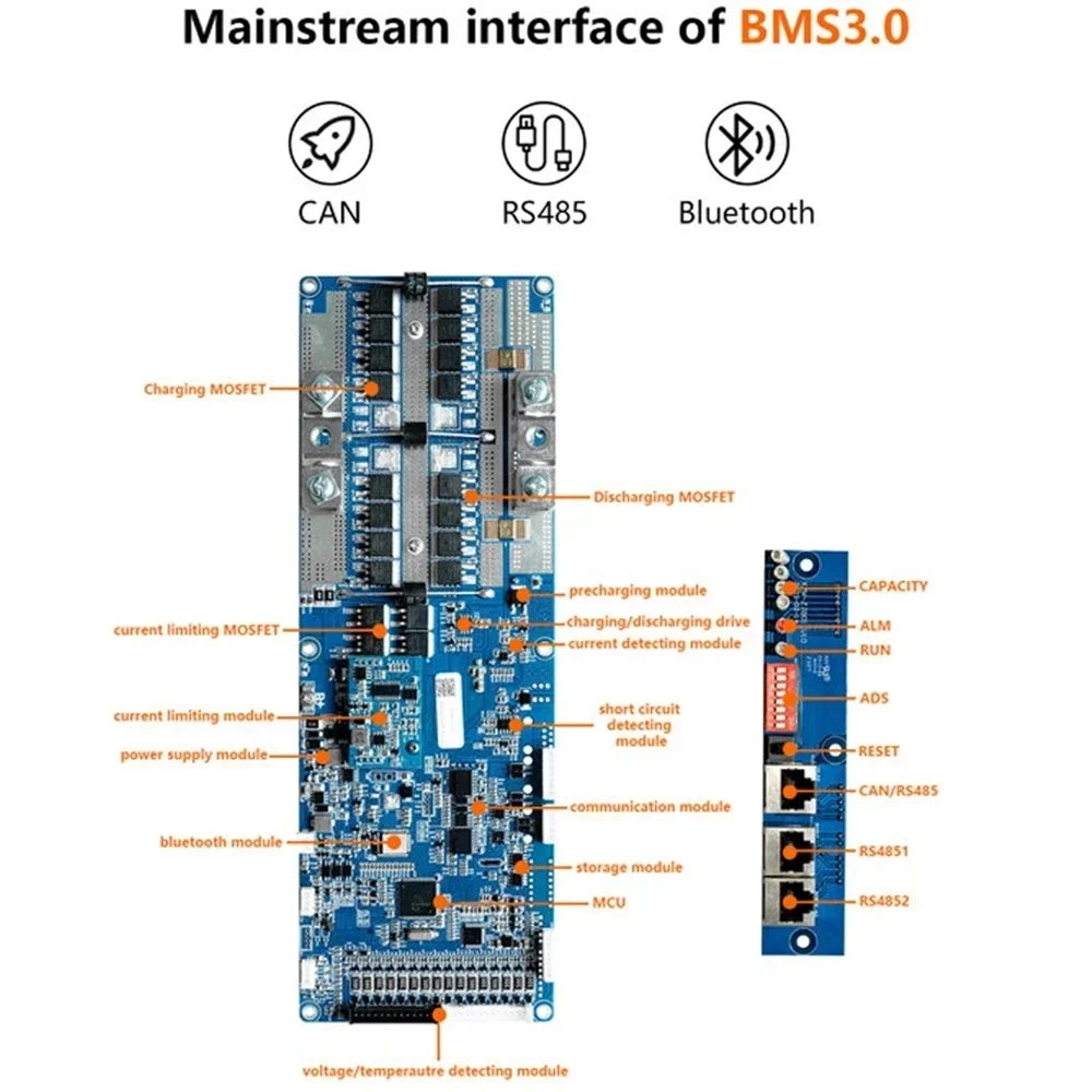 Seplos BMS 3.0 Smart BMS 100A/ - Smart Bms 16S 48V 200A Bluetooth 评论和价格