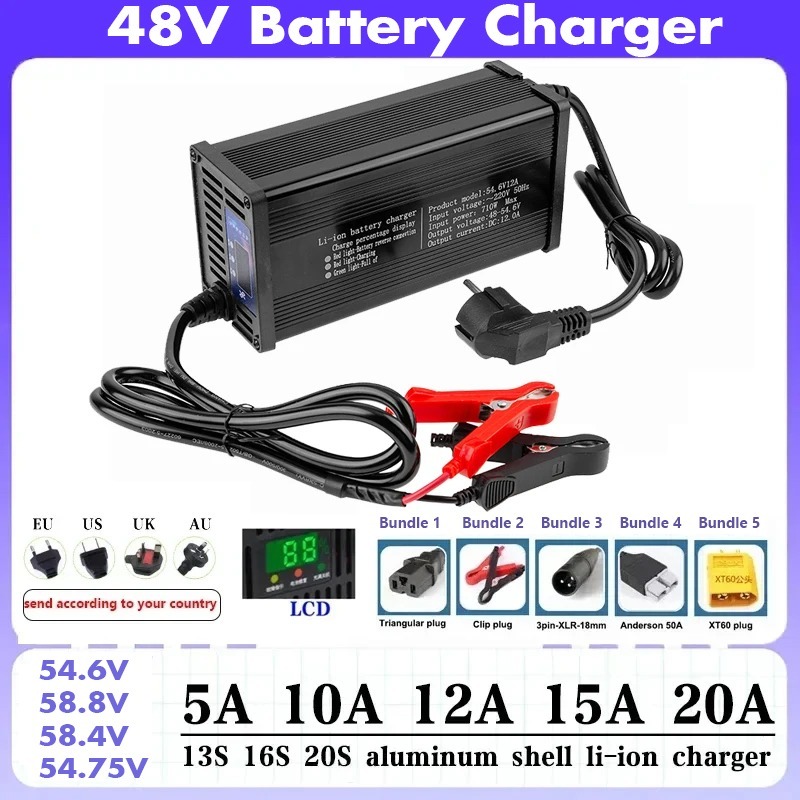 High-power 48V 5A 8A 10A 12A 1 - Lifepo4 Charger 48V 20A 评论和价格